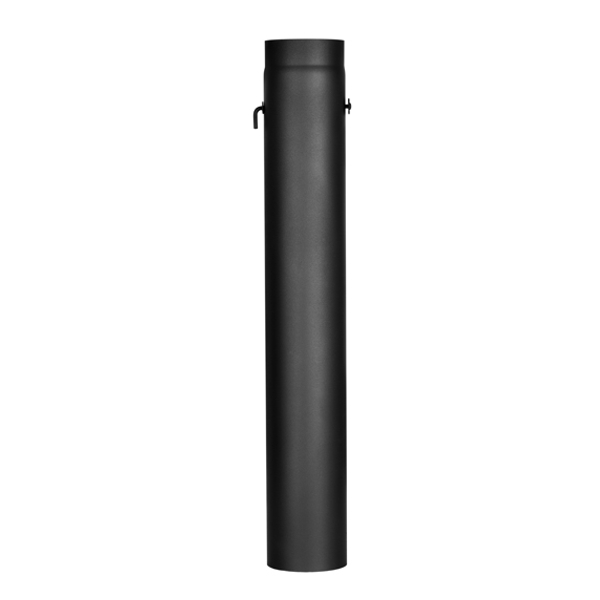 Trubka kouřová s klapkou 150/1000/1,5mm